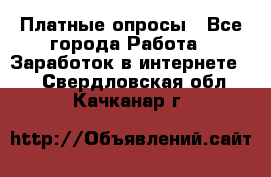 Платные опросы - Все города Работа » Заработок в интернете   . Свердловская обл.,Качканар г.